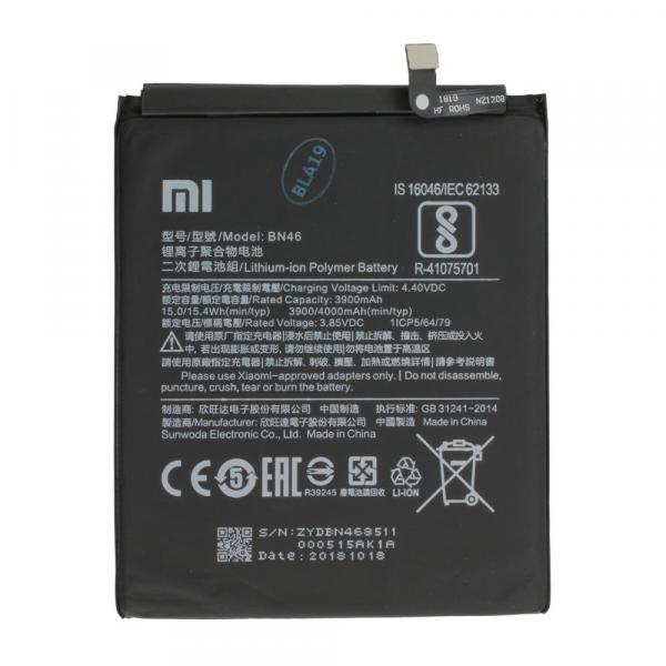 Akku Original Xiaomi für Redmi 7, Redmi Note 6, 8, Typ BN46, 4,4V, 4000 mAh, Li-Polymer