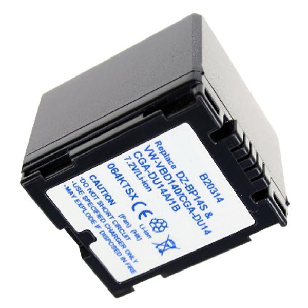 Akku wie Panasonic CGA-DU14, CGR-DU14 für DZ-BX 35A, 35E, 37E, DZ-GX 20, 20A, 20E, 25M, 3100