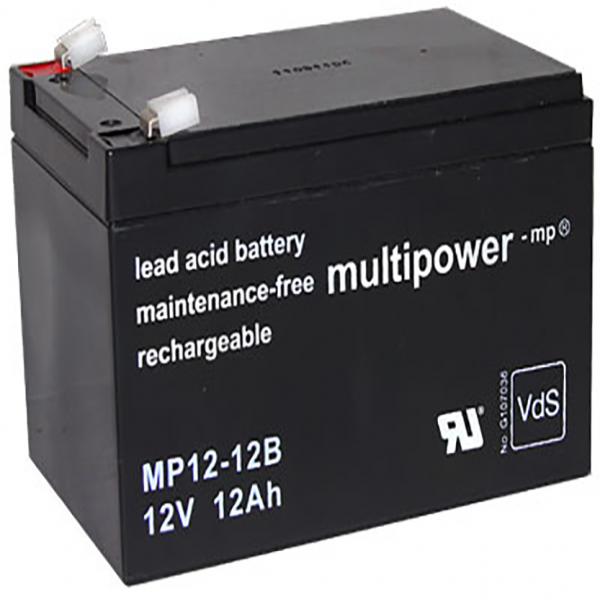 Blei-Akku Multipower MP12-12B, 12 Volt, 12 Ah