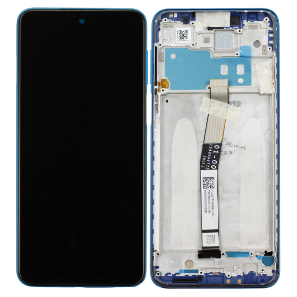 LCD-Kompletteinheit für Xiaomi Redmi Note 9S, Aurora Blue