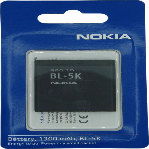Akku Nokia original BL-5K für 701, C7, N85, N86 8MP, X7-00, im Blister